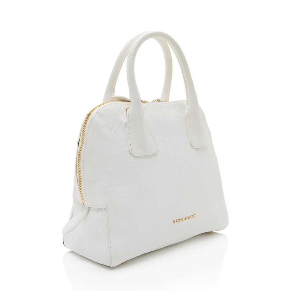 Burberry Grainy Calfskin Greenwood Small Bowling Bag - Picture 2 of 15